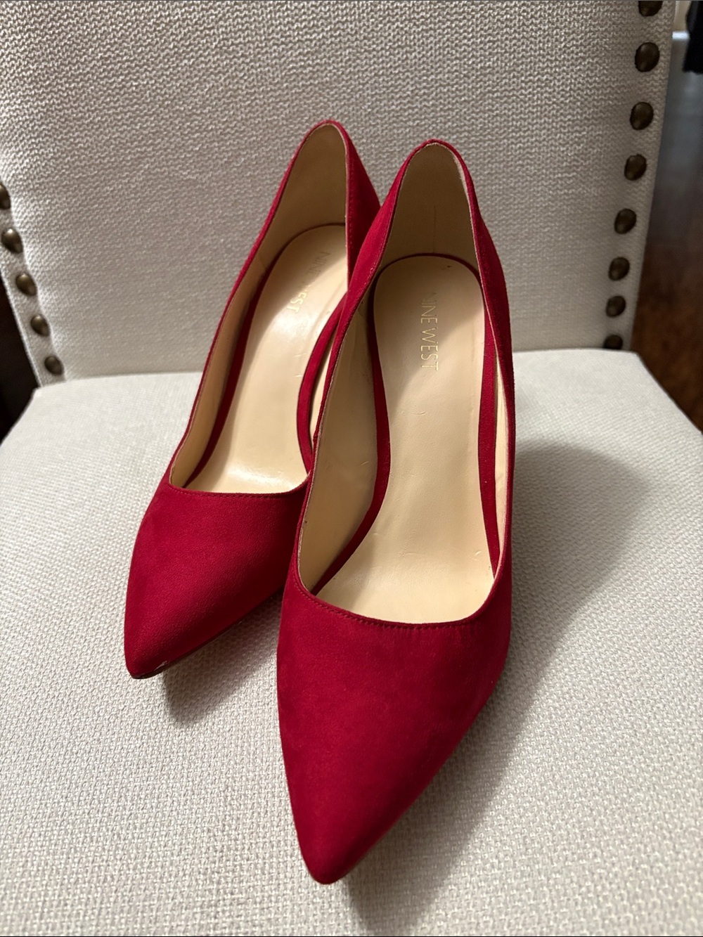Nine West Crimson Pointed-Toe Suede Pumps